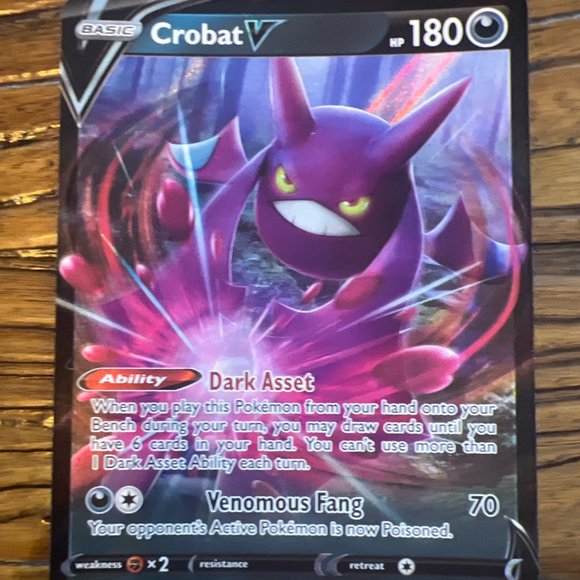 Pokemon TCG Crobat V holo - Picture 1 of 1
